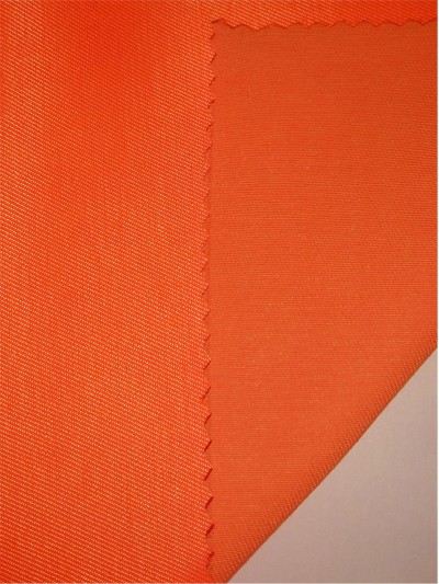 XX-FSSY/YULG  CVC 55/45 hi-vis poly cotton interweave fabric 200D*10S  245GSM 側面照